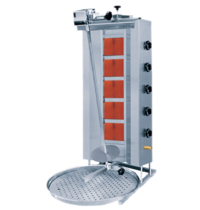 Naomi Donergrill 5 branders | gas | 17 kW | 565x810x132(h)mm Naomi Donergrill 5 branders | gas | 17 kW | 565x810x132(h)mm