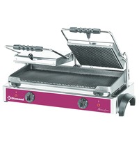 Diamond ELEKT. PANINI GRILL DUBBEL, GERIBDE PLATEN