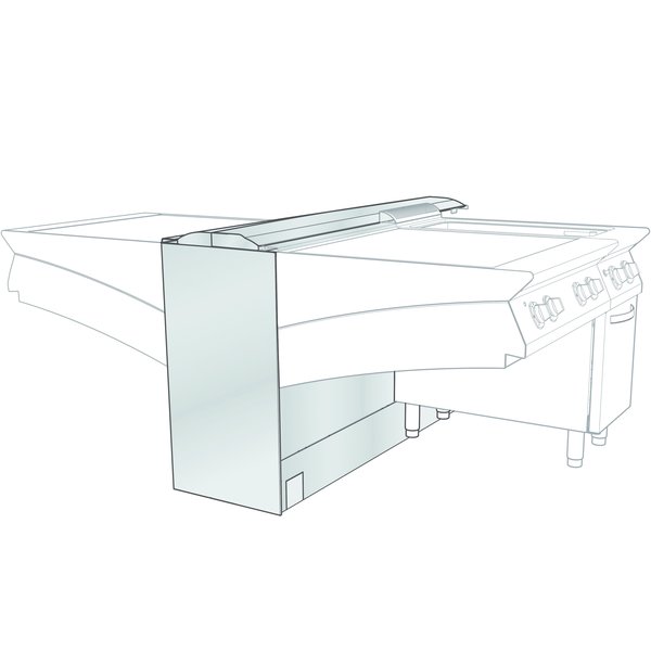 Centrale steun 'cantilever' 3600(l)mm