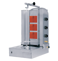Naomi Dönergrill | Gas (3 Branders) | Max. 60 kg | 565x665x985(h)mm Naomi Dönergrill | Gas (3 Branders) | Max. 60 kg | 565x665x985(h)mm