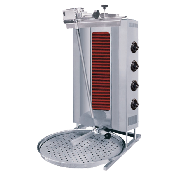Donergrill | Elektrisch (4 Elementen) | Max. 80 kg | 565x810x1150(h)mm