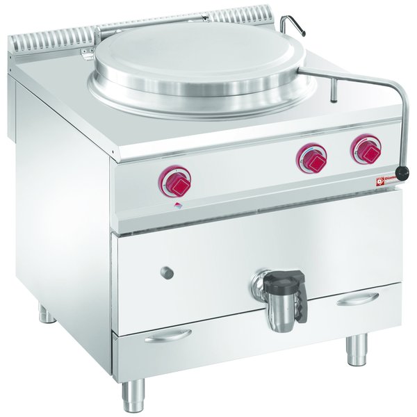 Kookketel | Gas | Met Directe Verwarming | Op Meubel | 150L | 800x900x850/920(h)mm