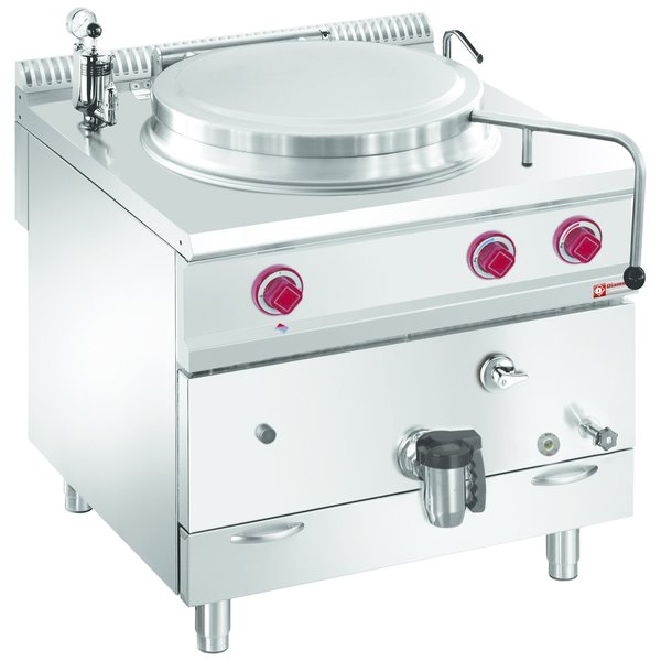 Kookketel | Gas | Met Indirecte Verwarming | Op Meubel | 100L | 800x900x850/920(h)mm