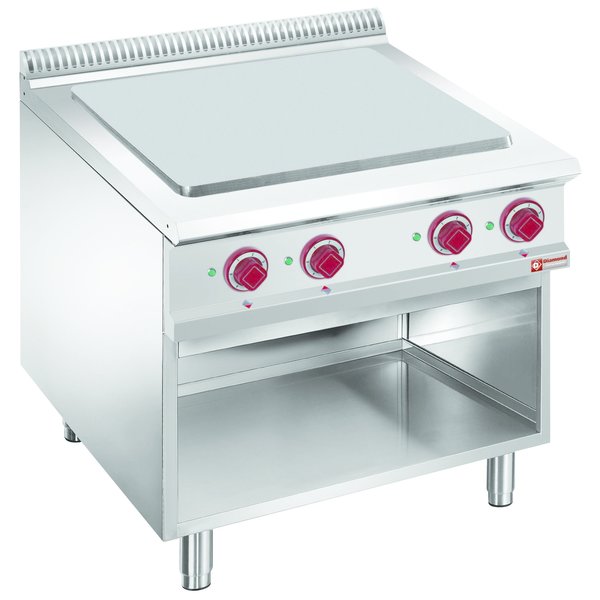 Kookplaat | Elektrisch | Met 4 Verlaagde Kookplaten | Oven GN 2/1 | 14kW | 800x900x850/920(h)mm
