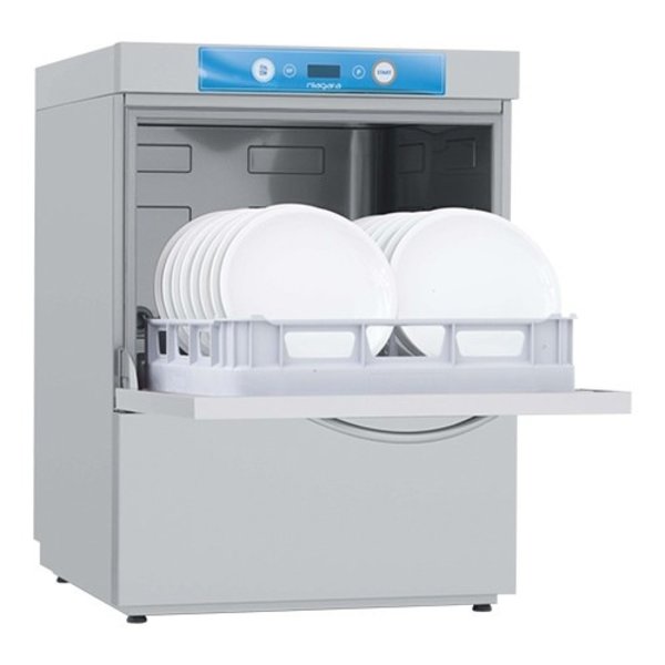 Horeca Vaatwasser | Mand 500x500mm | 400V | Afvoerpomp | Zeeppomp | Naglanspomp | 600x600x820(h)mm