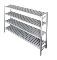 Combisteel Rekwerk recht 4 niveaus's 1375x450x1700(h)mm Combisteel Rekwerk recht 4 niveaus's 1375x450x1700(h)mm