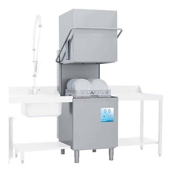 Doorschuifvaatwasser | Mand 500x500mm | Naglanspomp | 724x818x1529(h)mm