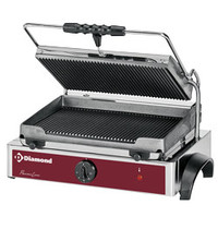 Diamond Contactgrill/Paninigrill | Geribd 365x255mm | 3kW | 435x430x240(h)mm