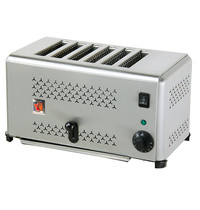 Mastro Broodrooster RVS 6 sneden | 2,5 kW | 410x270x220(h)mm Mastro Broodrooster RVS 6 sneden | 2,5 kW | 410x270x220(h)mm