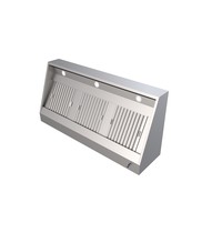 RVS afzuigkap schuinmodel | 2800x950x400(h)mm RVS afzuigkap schuinmodel | 2800x950x400(h)mm