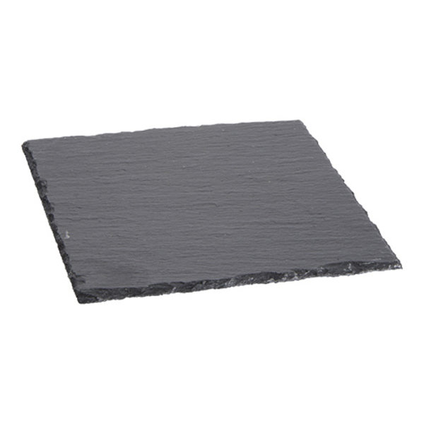 Serveer plateau leisteen zwart |  20x20cm
