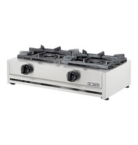 Vimitex Kooktoestel | Aardgas | 2 Branders | 2x 7kW | 710x400x200(h)mm 