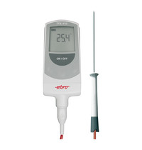 EBRO Thermometer digitaal voorzien van hittebestendige vloerkabel en handvat -50t/m+300 graden 155(l)cm