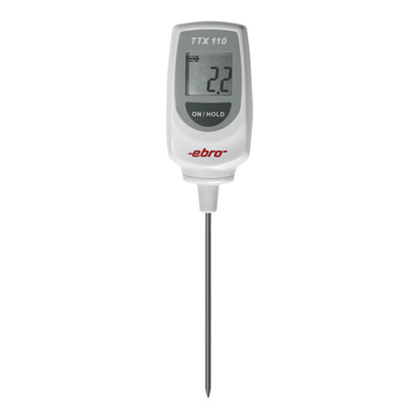 Thermometer digitaal met vaste RVS voeler & geschikt voor frituurvet -50t/m+350 graden 18(l)cm