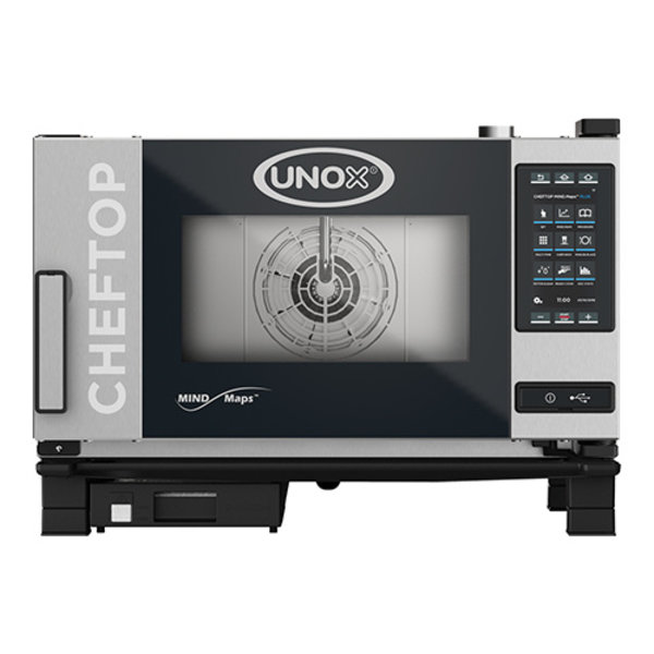 ChefTop (GN1/1)x03 MindPlus | 5,0kW/h | met hete luchtcirculatie en automatisch reinigingssysteem | 783x750x538(h)mm