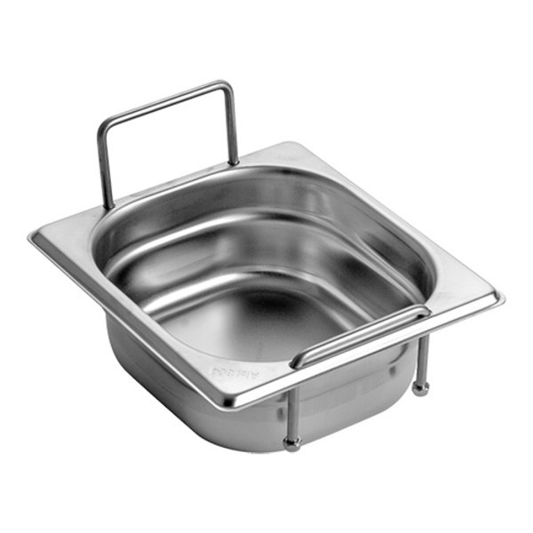 Gastronorm Bak | RVS | Met Grepen | 1L | 1/6GN | 176x162x65(h)mm