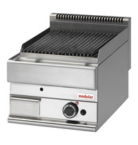Modular Bakplaat voorzien van piëzo elektrische ontsteking | 7,5kW | 400x650x280(h)mm