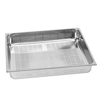 EMGA Gastronorm bak RVS | 2/1GN | Geperforeerd | 650x530x100(h)mm EMGA Gastronorm bak RVS | 2/1GN | Geperforeerd | 650x530x100(h)mm