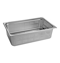CaterChef GN-Bak | RVS | 1/1 GN | Hoogte 150mm | Geperforeerd | 530x325x150(h)mm 