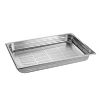 CaterChef Gastronorm Bak | RVS | 8.8L | 1/1GN | Geperforeerd | 530x325x65(h)mm 