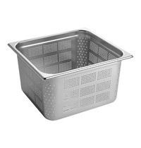 EMGA gastronorm bak 2/3GN geperforeerd | 354x325x200(h)mm EMGA gastronorm bak 2/3GN geperforeerd | 354x325x200(h)mm