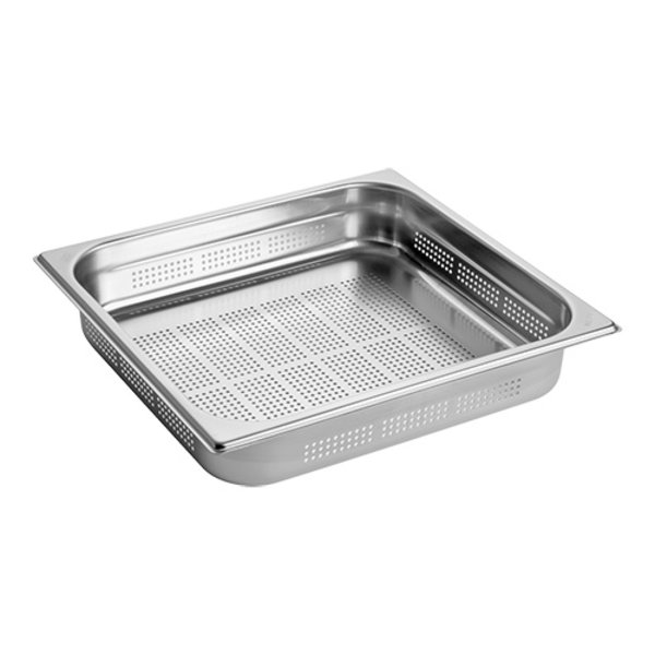 Gastronorm Bak | RVS | 5.8L | 2/3GN | Geperforeerd | 354x325x65(h)mm