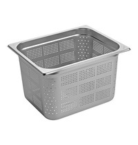 EMGA gastronorm bak 1/2GN geperforeerd | 325x265x200(h)mm EMGA gastronorm bak 1/2GN geperforeerd | 325x265x200(h)mm