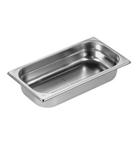 EMGA Gastronorm bak RVS | 1/3GN-065mm | Geperforeerd EMGA Gastronorm bak RVS | 1/3GN-065mm | Geperforeerd