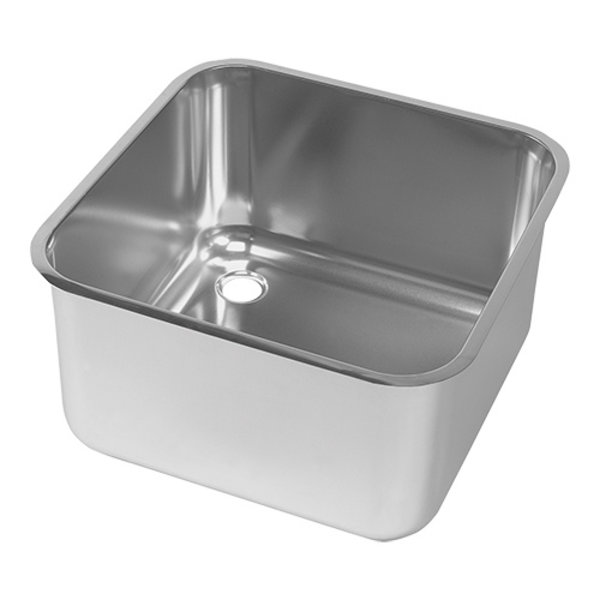 Spoelbak | RVS | In-/Onderbouw | 500x400x250(h)mm