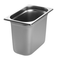EMGA Gastronorm bak RVS | 1/4GN | 265x162x200(h)mm EMGA Gastronorm bak RVS | 1/4GN | 265x162x200(h)mm