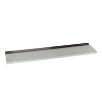 Multinox Wandplank RVS 180cm met achteropstand | 300x180x40(h)mm