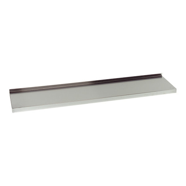 Wandplank RVS met achteropstand 120cm | 1200x300x40(h)mm