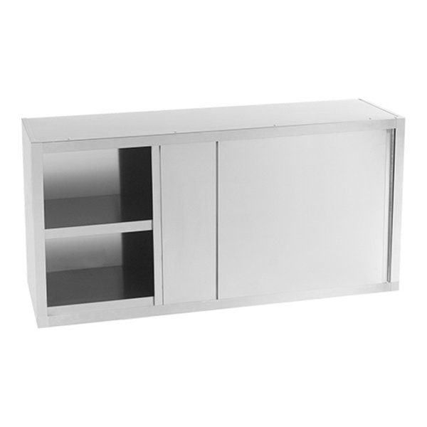 Wand kast 120cm | Met 1 tussenplank en schuifdeuren | 1200x400x630(h)mm