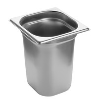 CaterChef GN-Bak | RVS | 1/6 GN | Hoogte 200mm | 176x162x200(h)mm