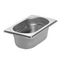EMGA Gastronorm bak RVS | 1/9GN | 176x108x65(h)mm EMGA Gastronorm bak RVS | 1/9GN | 176x108x65(h)mm