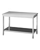 Multinox RVS werktafel met onderschap | 140cm | 1400x700x870(h)mm 