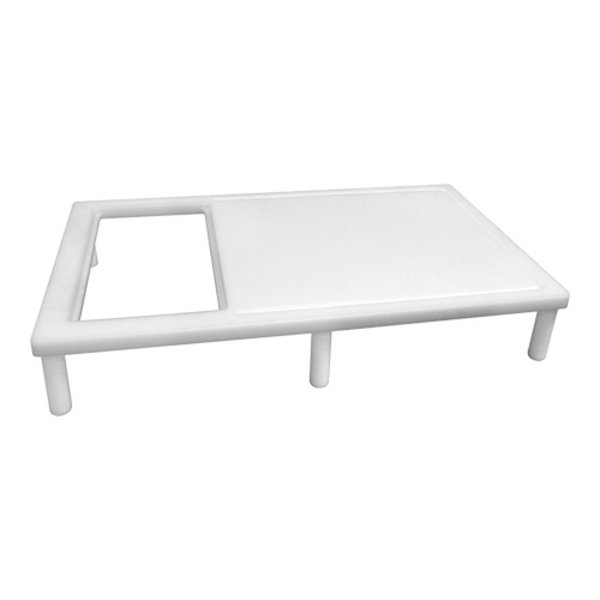 Snijplank | HDPE | Wit | Sapgeul | 650x400x110(h)mm