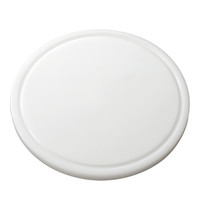 CaterChef Snijblad wit rond polyethyleen met geul Ć30x1,5(h)cm CaterChef Snijblad wit rond polyethyleen met geul Ć30x1,5(h)cm