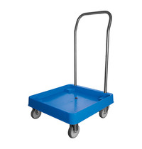 CaterRacks Vaatwaskorvenwagen | Mandformaat 500x500 | Incl. Duwbeugel | Wielen (Geremd) | 550x550x210(h)mm