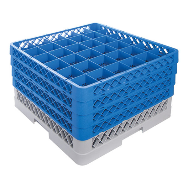 Voetglazenkorf 4x CR 36 | Ø7,4x24(h)cm | 50x50x26(h)cm