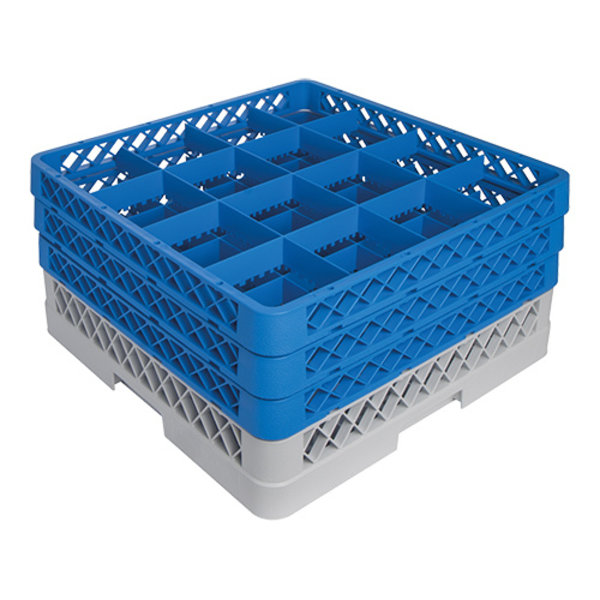 Voetglazenkorf  3x CR 16 | Ø11,2x20(h)cm | 50x50x22(h)cm