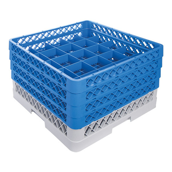Bekerglazenkorf 3x CR 25 + 1x CR 0 | Ø9x24(h)cm | 50x50x26(h)cm