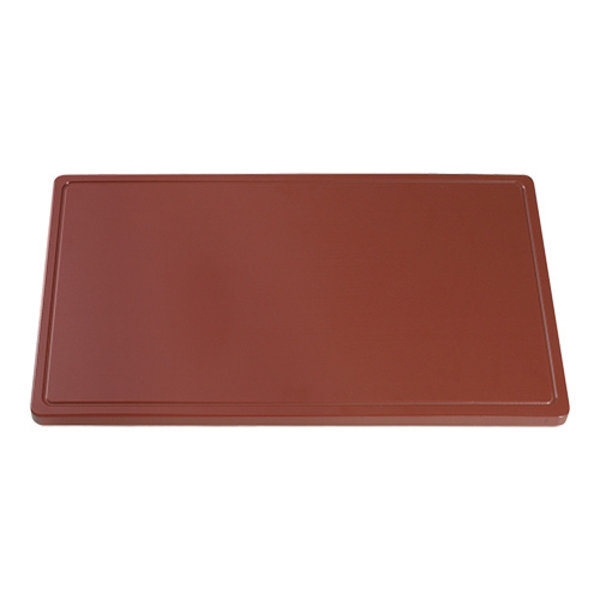 Snijplank | HDPE | Bruin | HACCP | Sapgeul | 500x300x40(h)mm