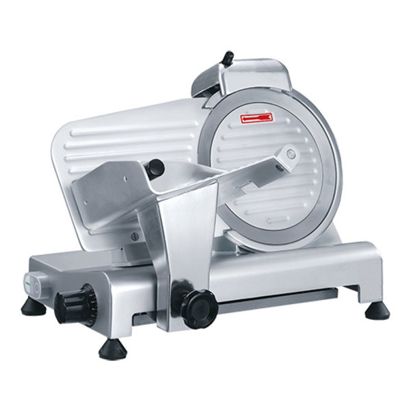 Vleessnijmachine Ø220mm | 280W | Dikte/glijplaat zijn van geanodiseerd aluminium | 382x440x341(h)mm