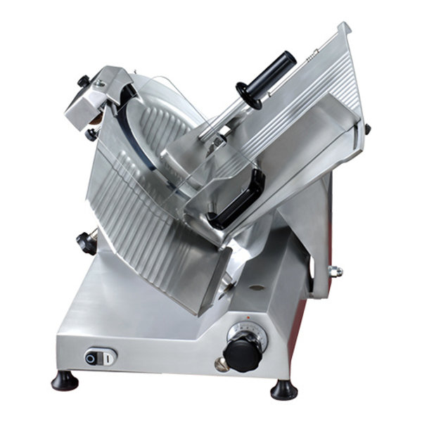 Vleessnijmachine Ø350mm | 370W |  Hol geslepen kwaliteitsmes | 585x890x480(h)mm