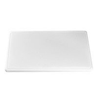 CaterChef Broodsnijplank | HDPE | Wit | HACCP | Sapgeul | 500x300x20(h)mm 