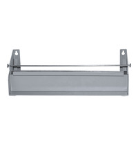 CaterChef Folie-Dispenser | Metaal Geëpoxeerd | Incl. Kartelmes | 350x170x90(h)mm 