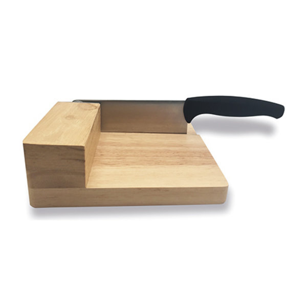 Kaassnijder | Houten Plank | RVS Mes | 290x190x60(h)mm