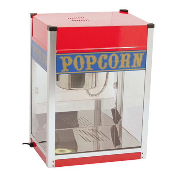 Popcornmachine | Verlichting | 1.5kW | Dubbele Verwarming | 500x400x690(h)mm