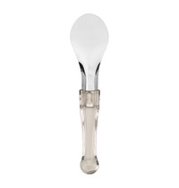 EMGA IJsschep/Spatel | RVS | Kunststof | Transparant | Handvat | 250mm 